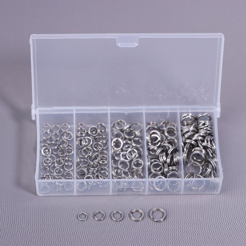 Fishing Lure Jig - Stainless Steel O-Shaped Ring Set 200pcs