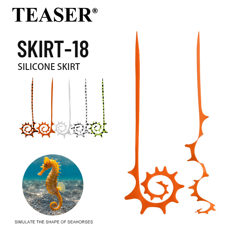 TEASER 5pcs SKIRT-18 145mm Sil - Fishing Lure Jig review and price