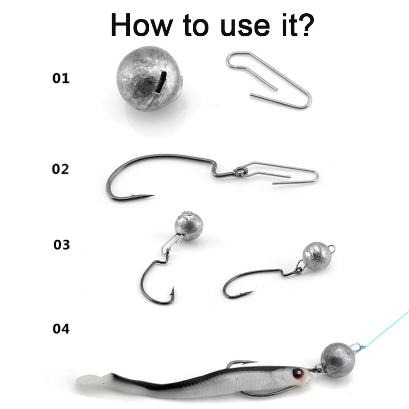 Simpleyi 5pcs/Lot Lead Weight  - Fishing Lure Jig review and price