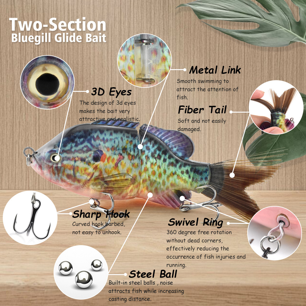13Cm/33G Bionic Two-Section Ha - Fishing Lure Swimbait review and price
