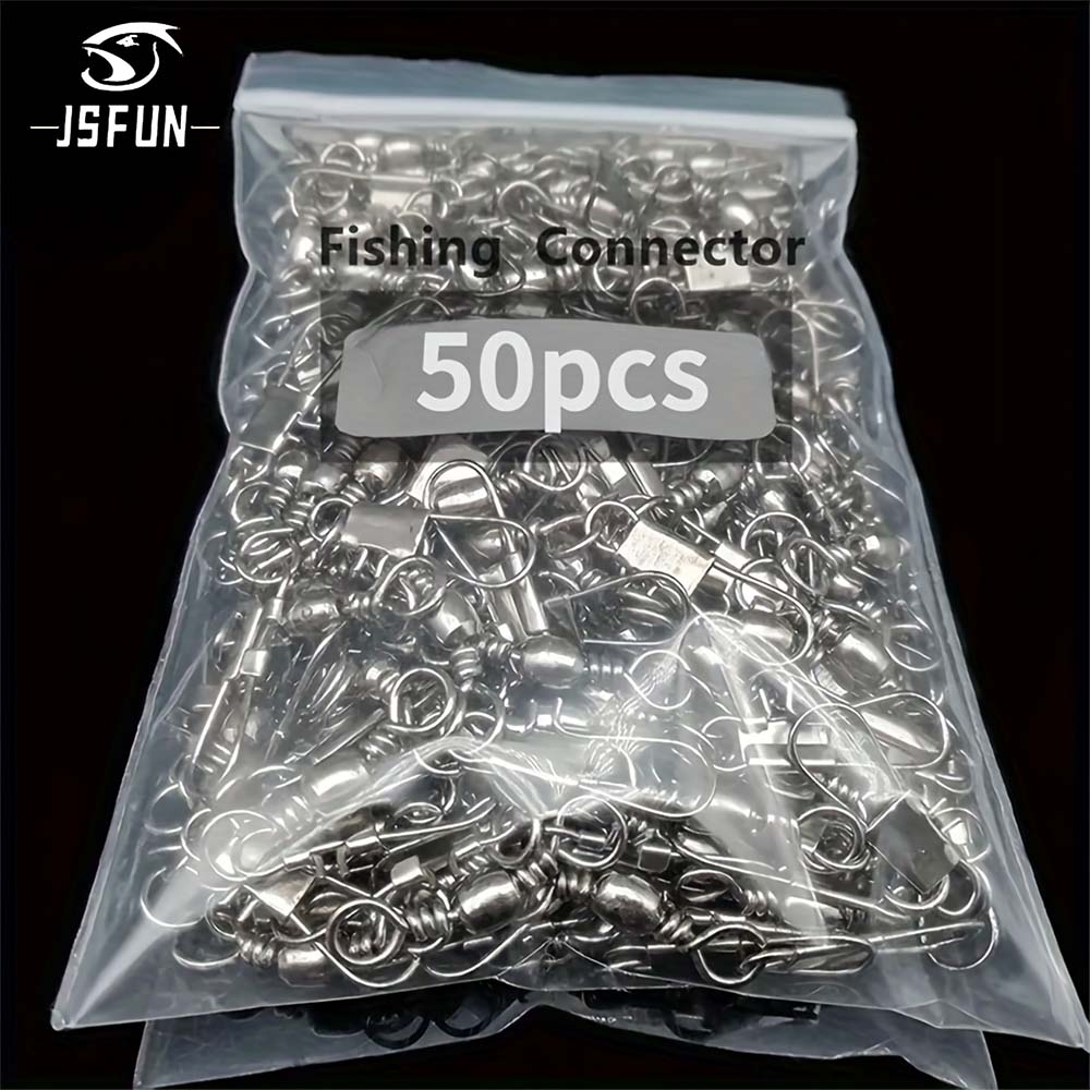 JSFUN 50Pcs Fishing Connector  - Fishing Lure Accessories review and price