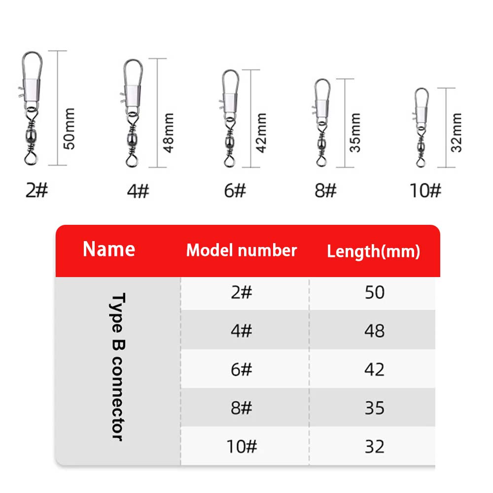 JSFUN 50Pcs Fishing Connector  - Fishing Lure Accessories review and price