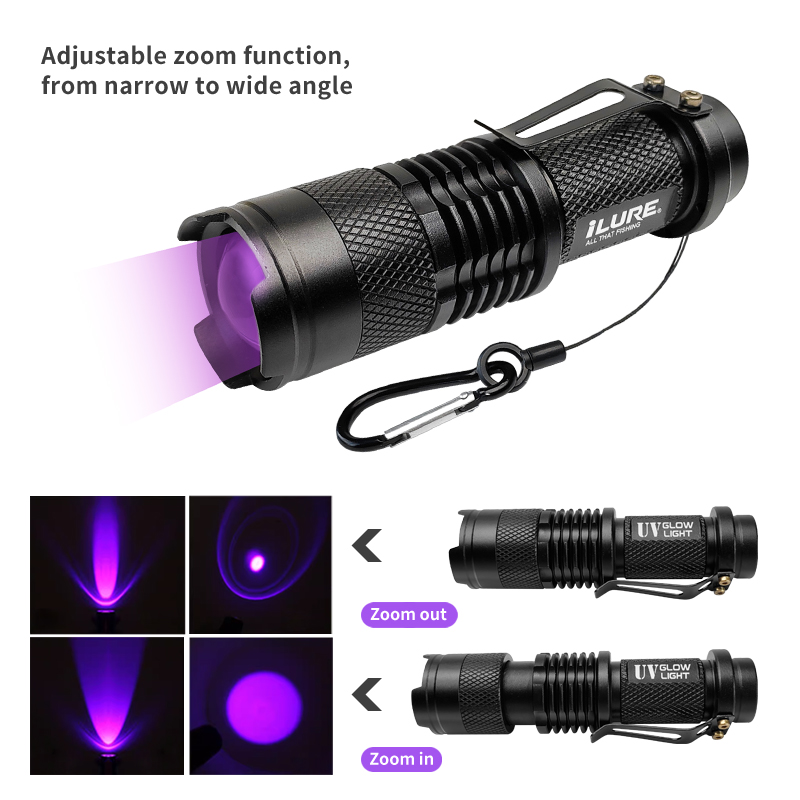 Mini UV Flashlight 395nm Ultra - Fishing Lure Jig review and price