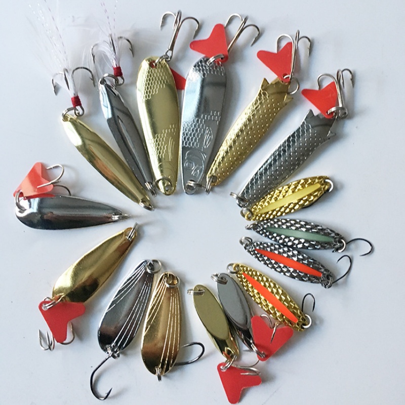 Fishing Lure Kit 16 Pcs Sets T - Fishing Lure Spinnerbait review and price