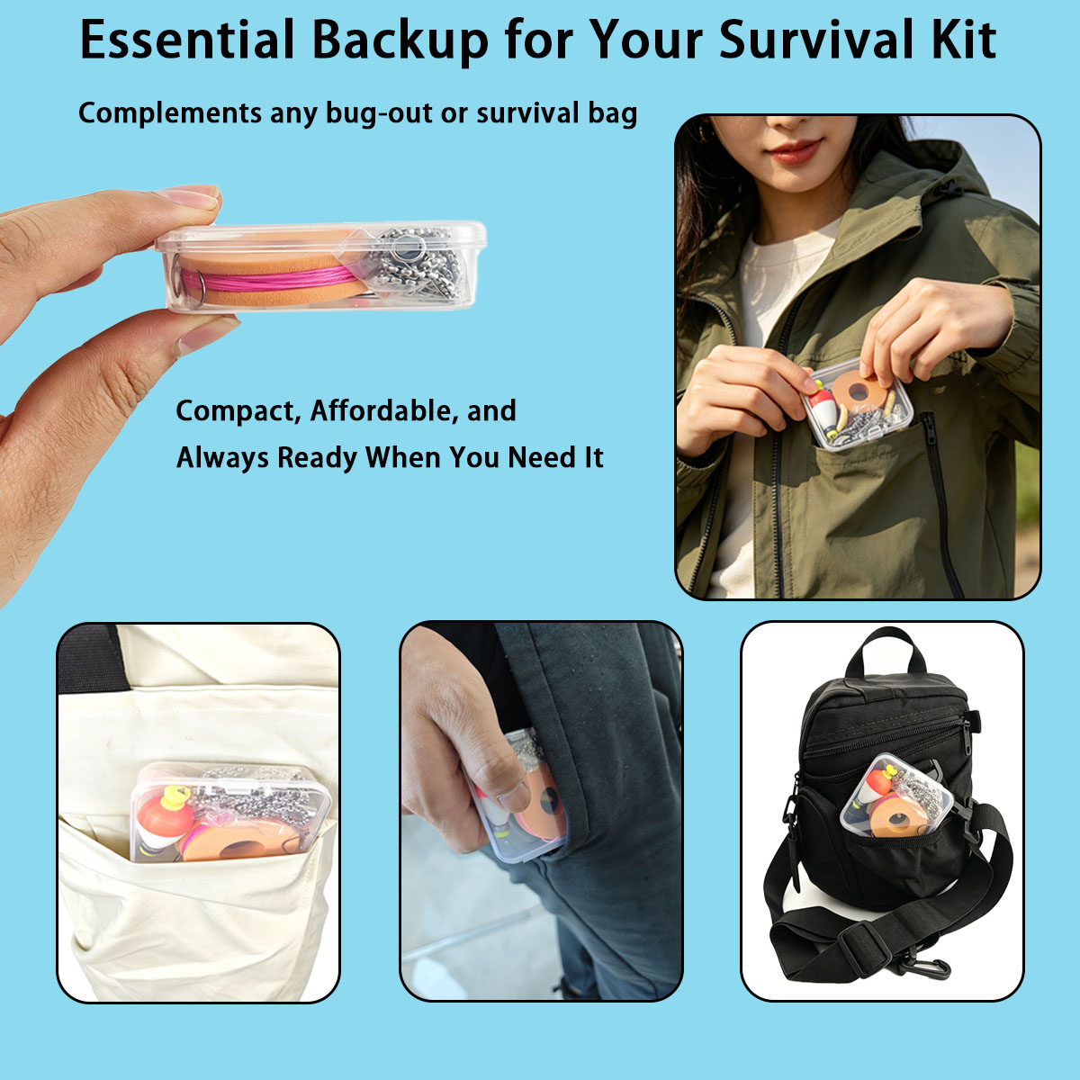 Portable Emergency Fishing Gea - Fishing Lure Kit review and price